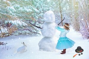 雪だるま作りに必要なものは何ですか？