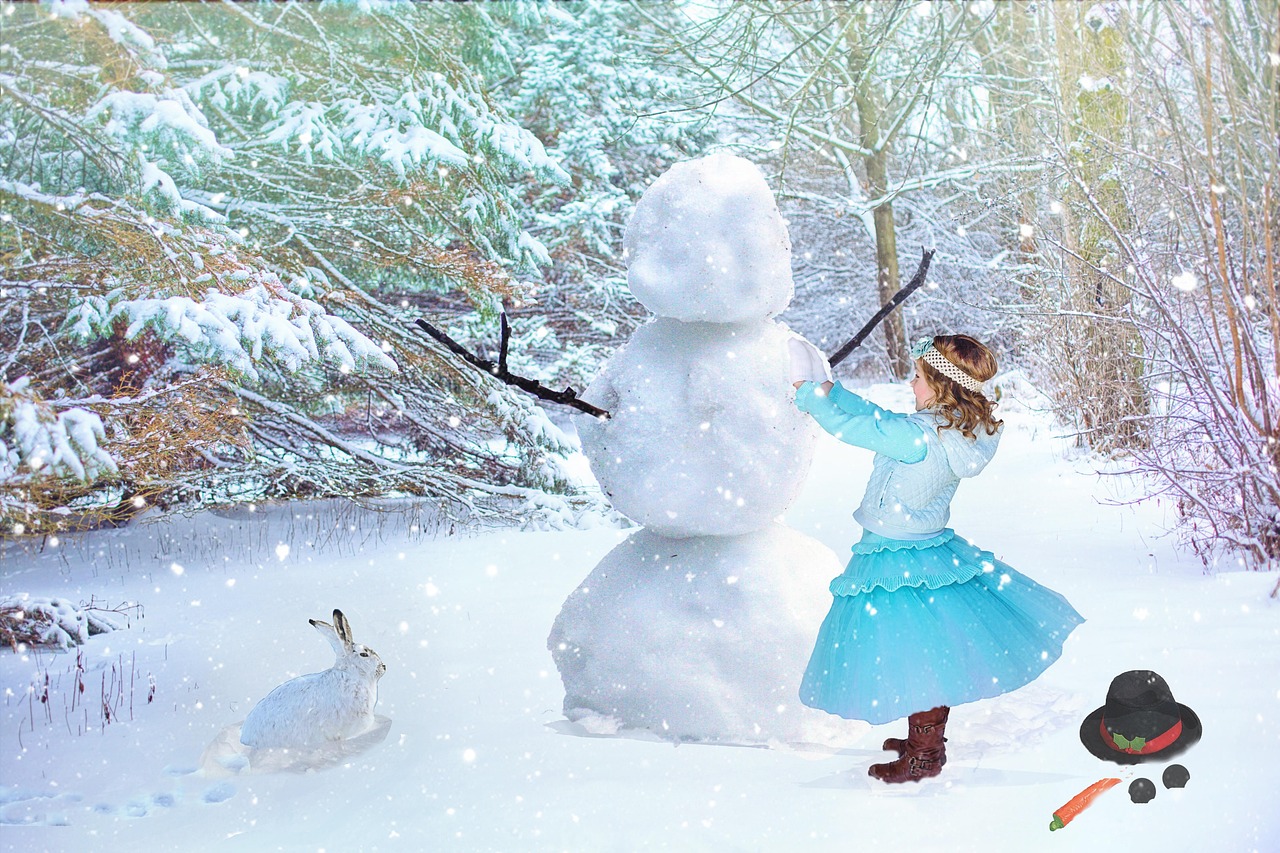 雪だるま作りに必要なものは何ですか？